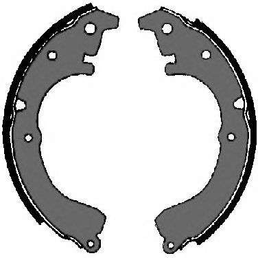 VEMA 84667 Brake Shoe Set